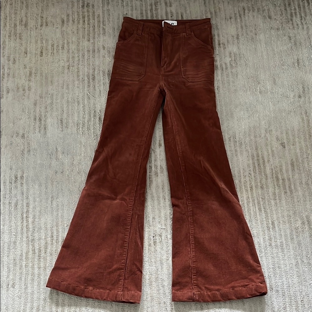 ROLLA'S Rust Corduroy Trousers